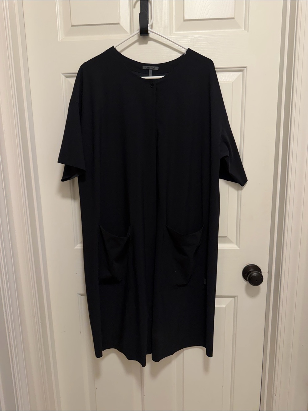 Oska Women’s Black Button Down Dress Langlook Size 1